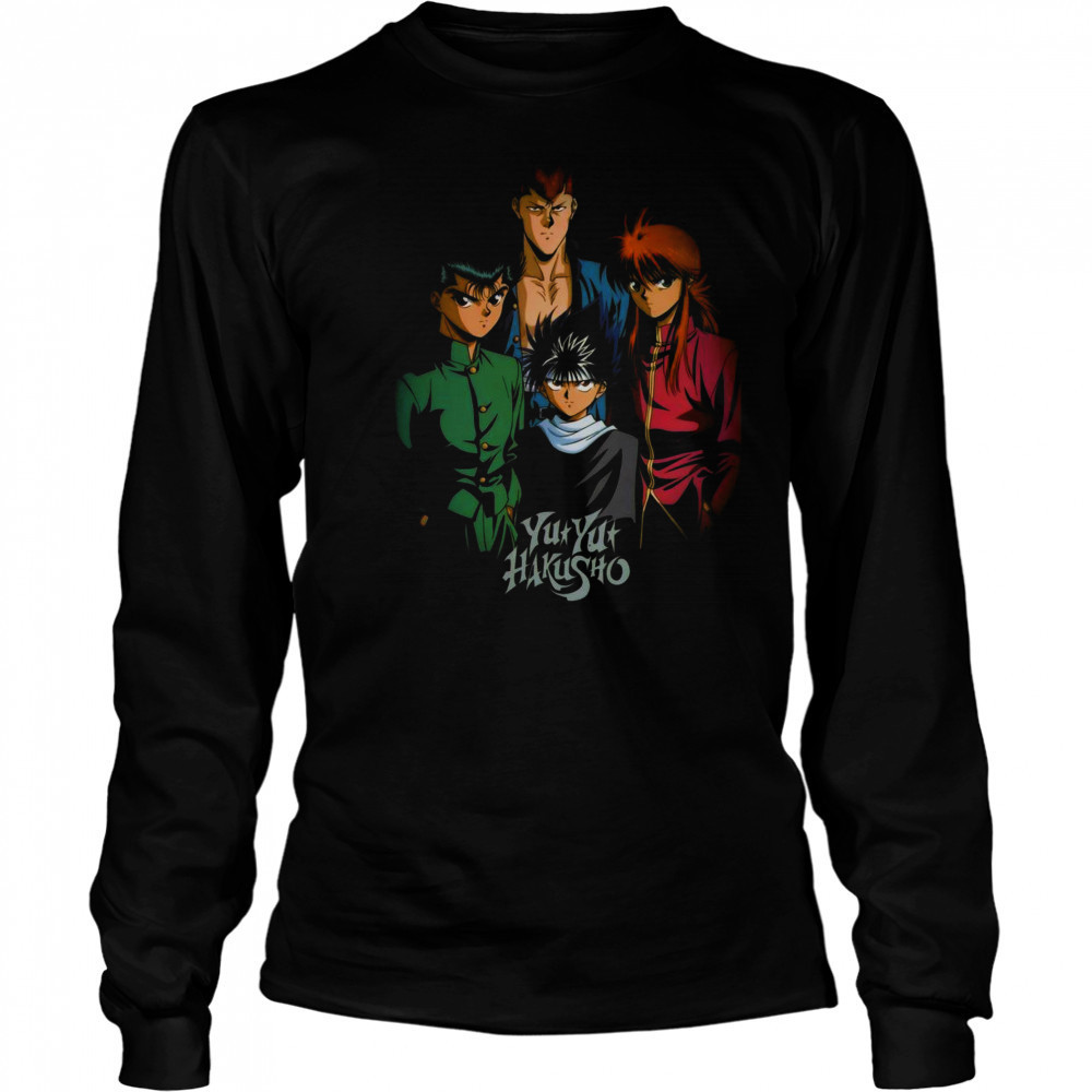 Official Yu Yu Hakusho Vintage T-Shirt Long Sleeved