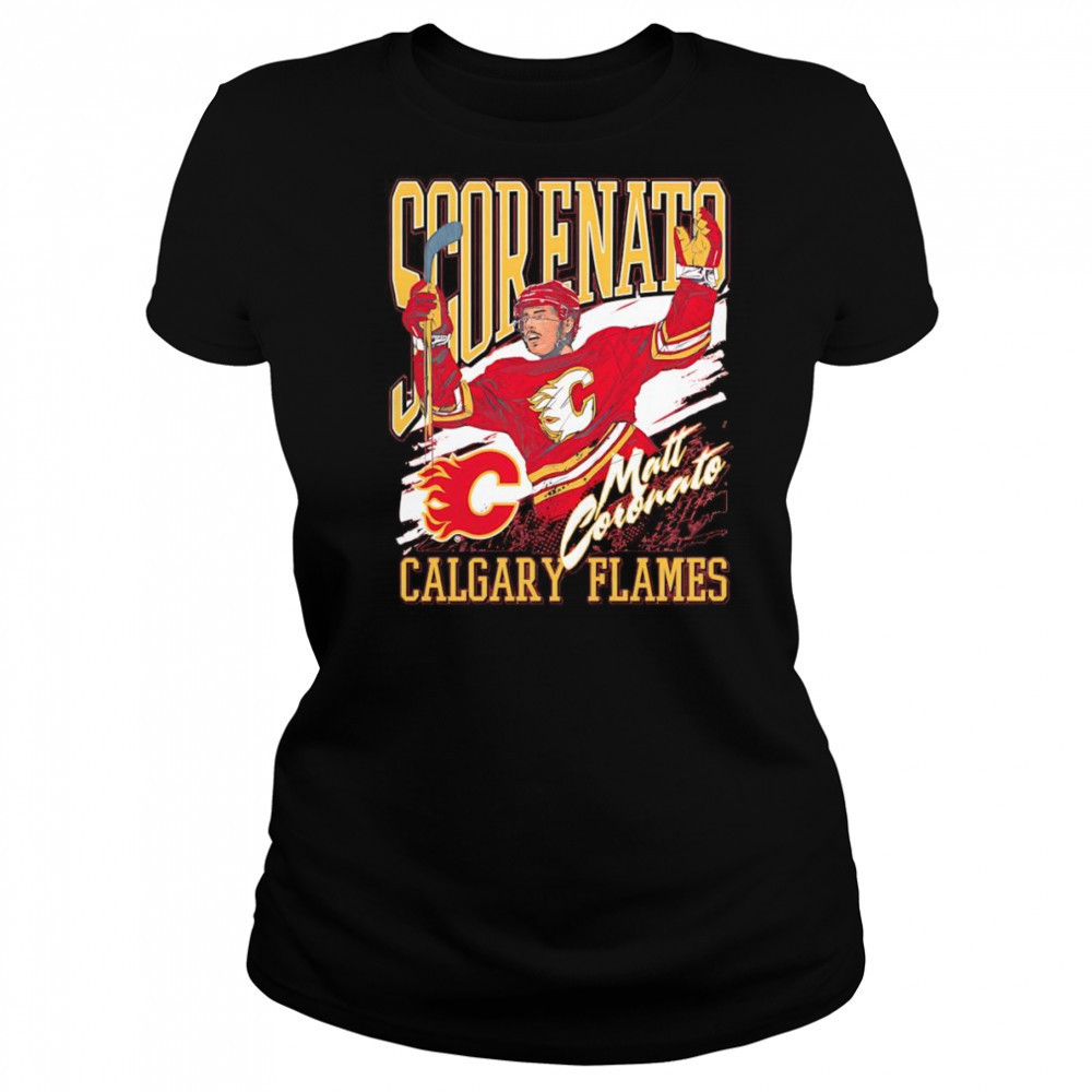 Scorenato Calgary Flames shirt Women's T-shirt
