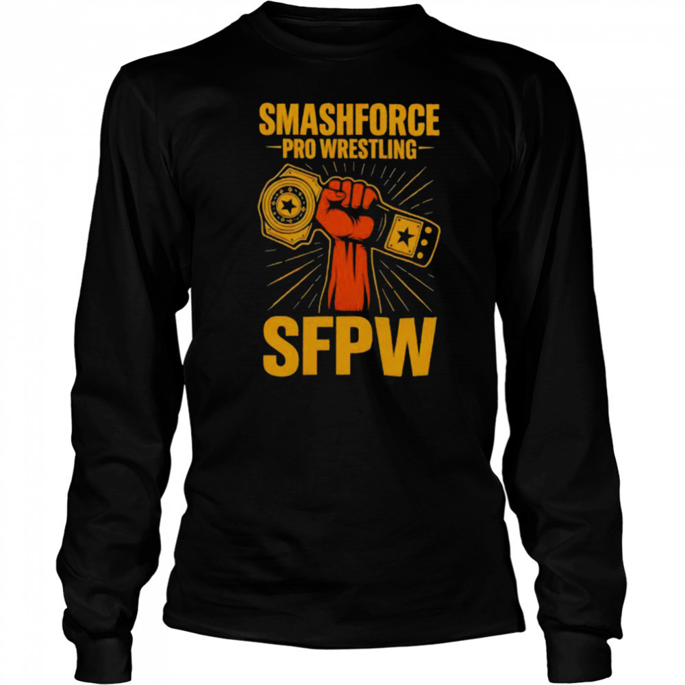 Smashforce Pro Wrestling SFPW shirt Long Sleeved