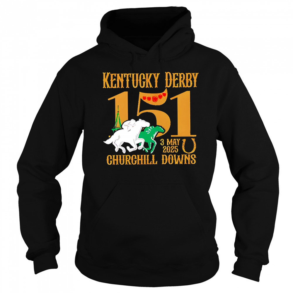 2025 Kentucky Derby Embroidered Baseball shirt Hoodie