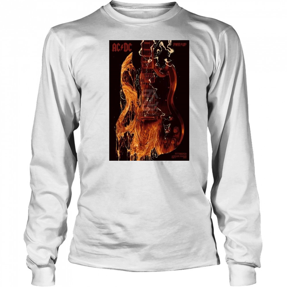 AC DC Acrisure Stadium Pittsburgh PA May 8 2025 Tour t-shirt Long Sleeved