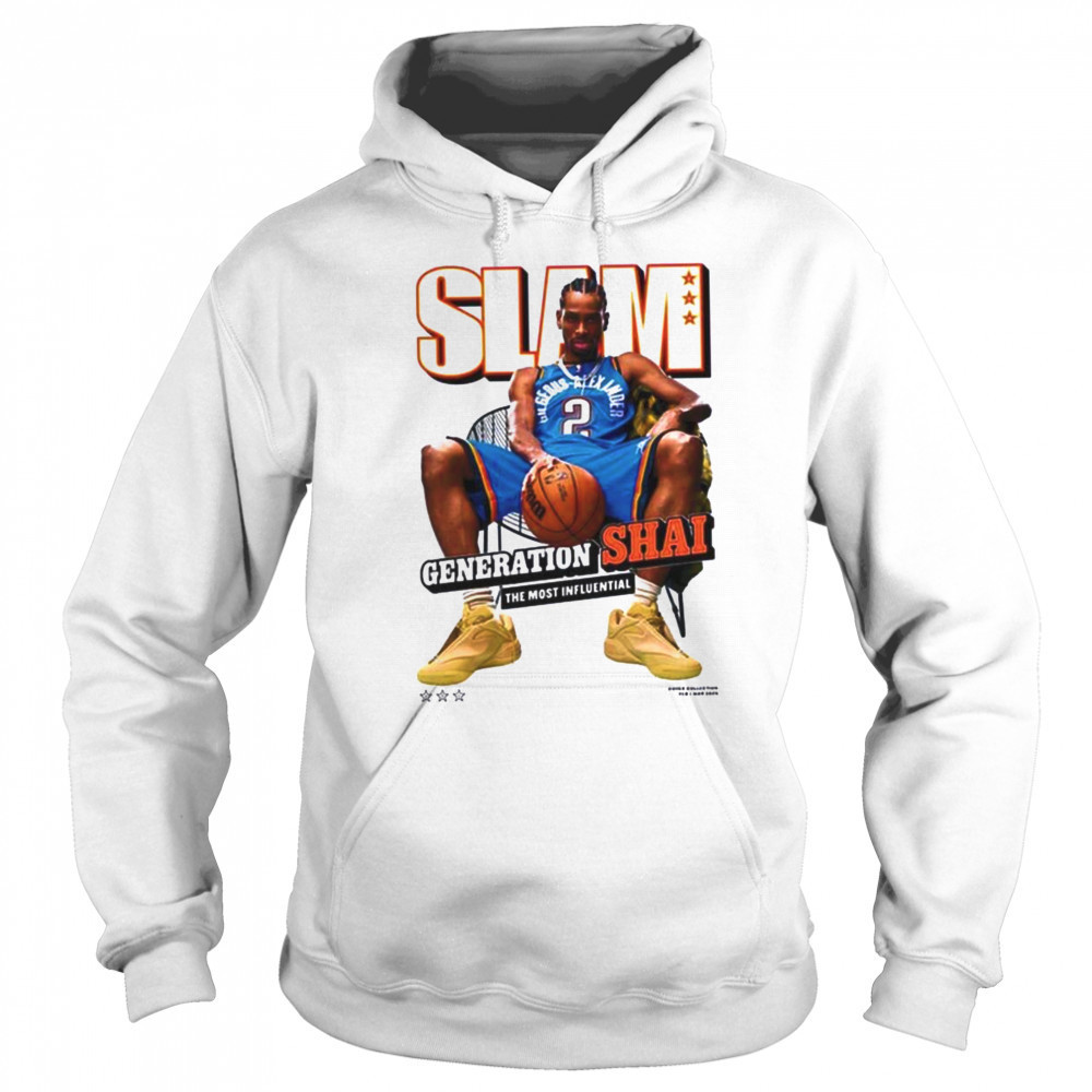 Alexander Oklahoma City Thunder SLAM 2025 Cover Graphic T Shirt Hoodie