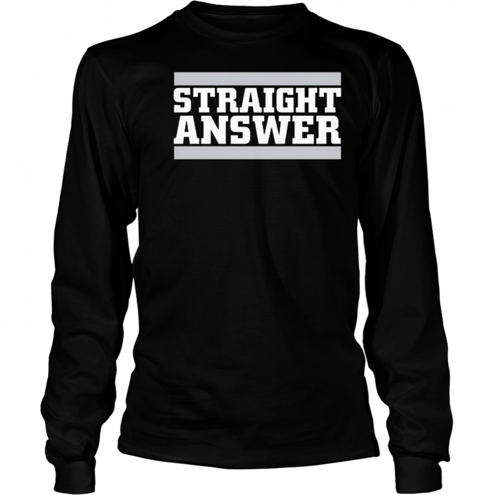 Anies Baswedan Straight Answer Shirt Long Sleeved