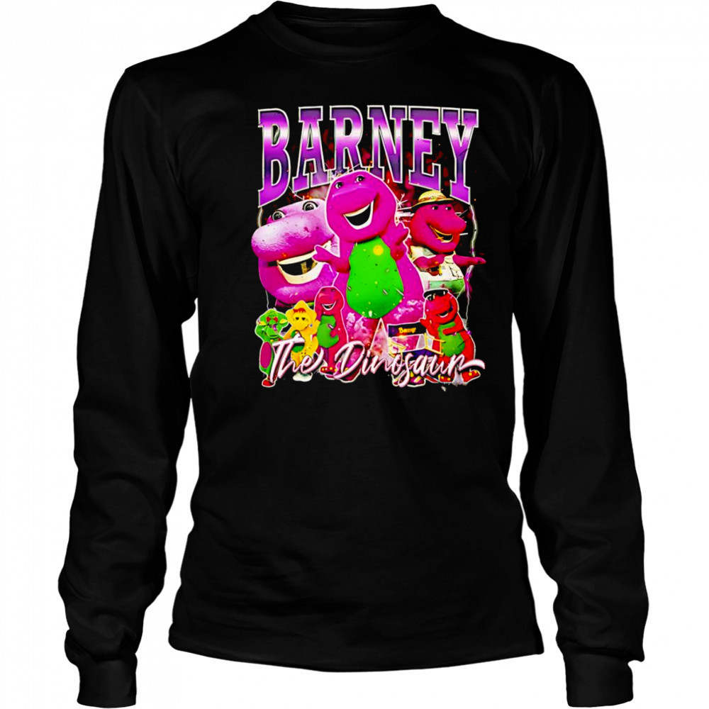 Barney The Dinosaur graphic shirt Long Sleeved
