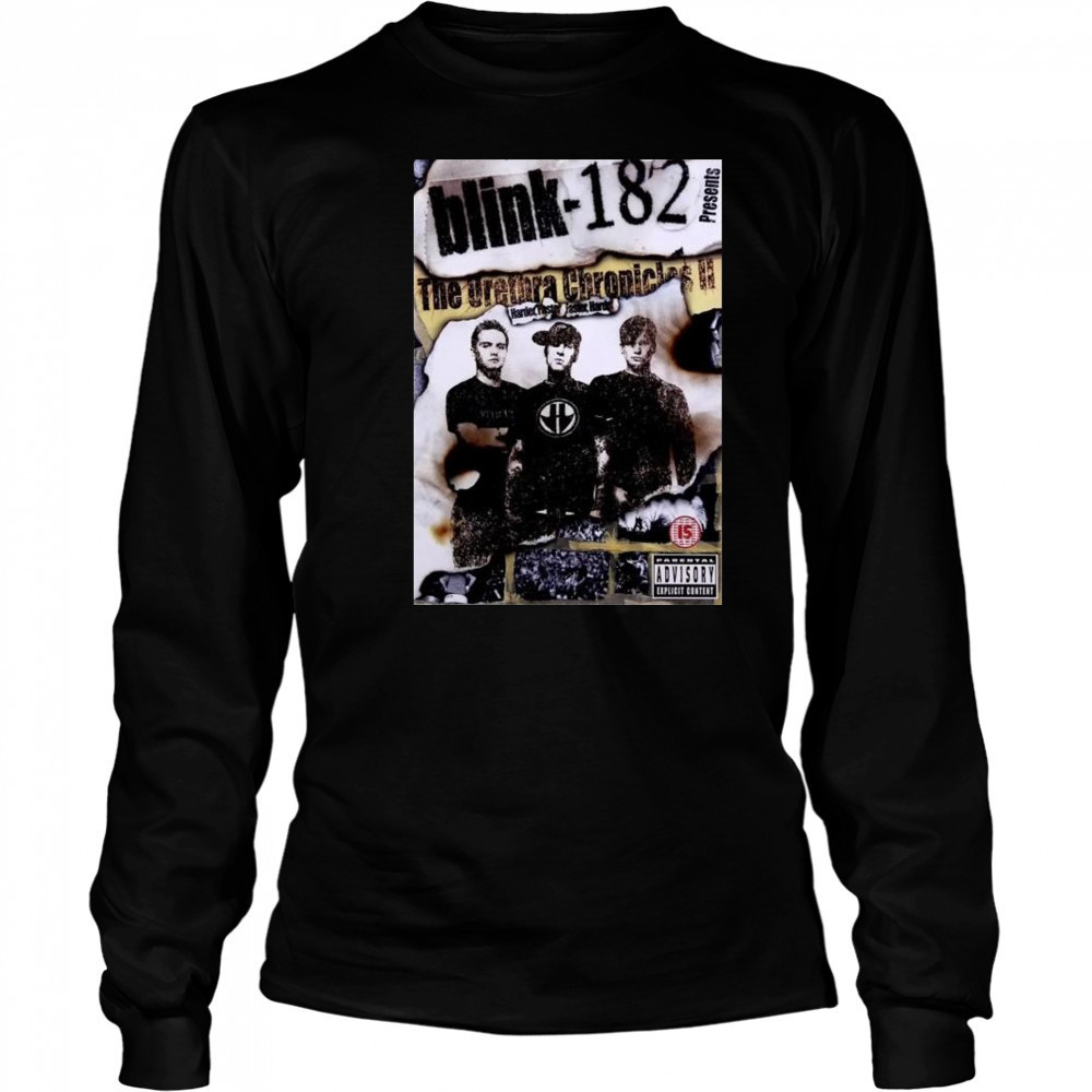 Blink-182 The Urethra Chronicles Vol. II Harder Faster Faster Harder t-shirt Long Sleeved