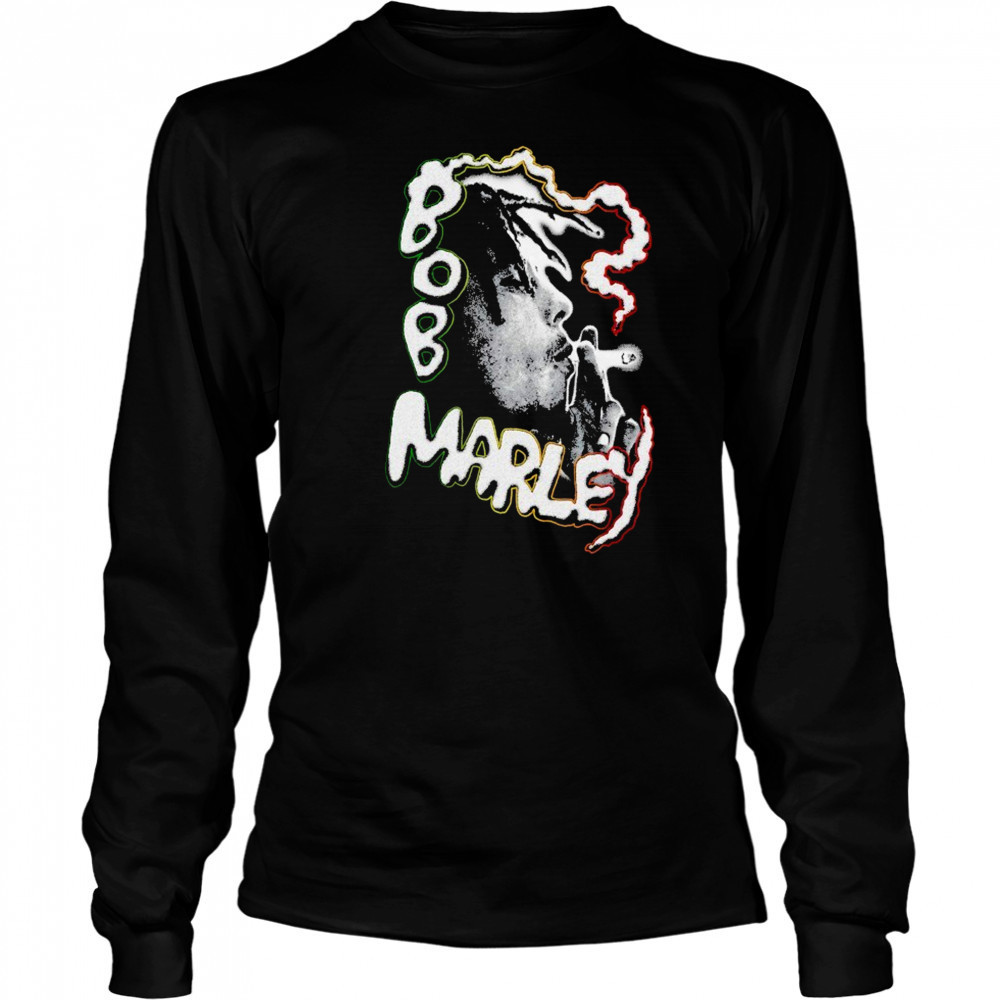 Bob Marley Kaya Smoke T-shirt Long Sleeved