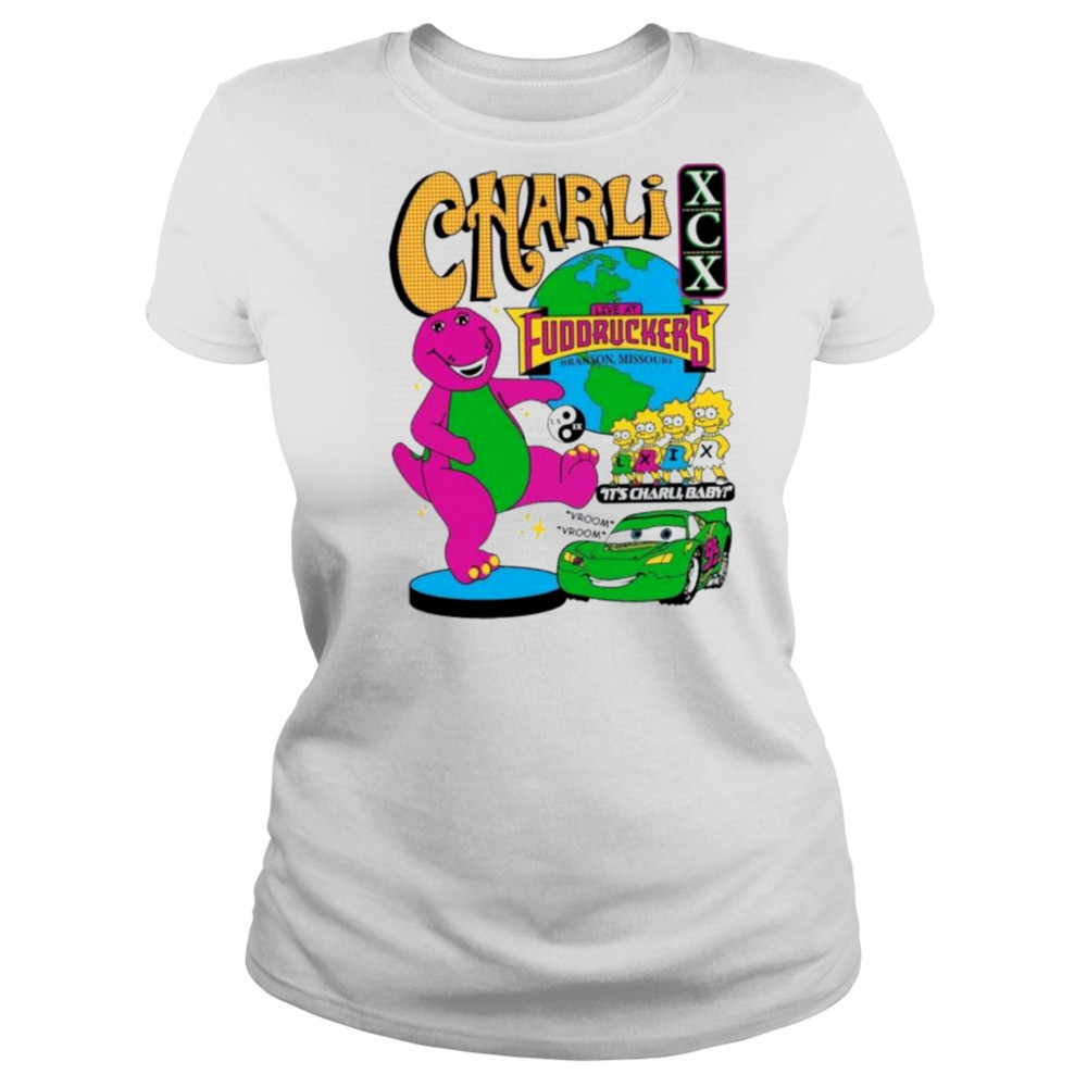 Charli Xcx Live At Fuddruckers Branson Missouri It’s Charli Baby Vroom Vroom Brian Robert Jones T shirts Women's T-shirt