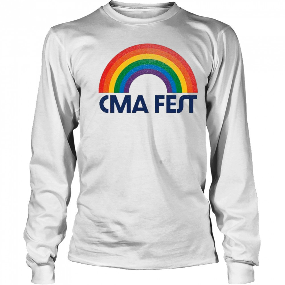 CMA Fest Rainbow T-Shirt Long Sleeved