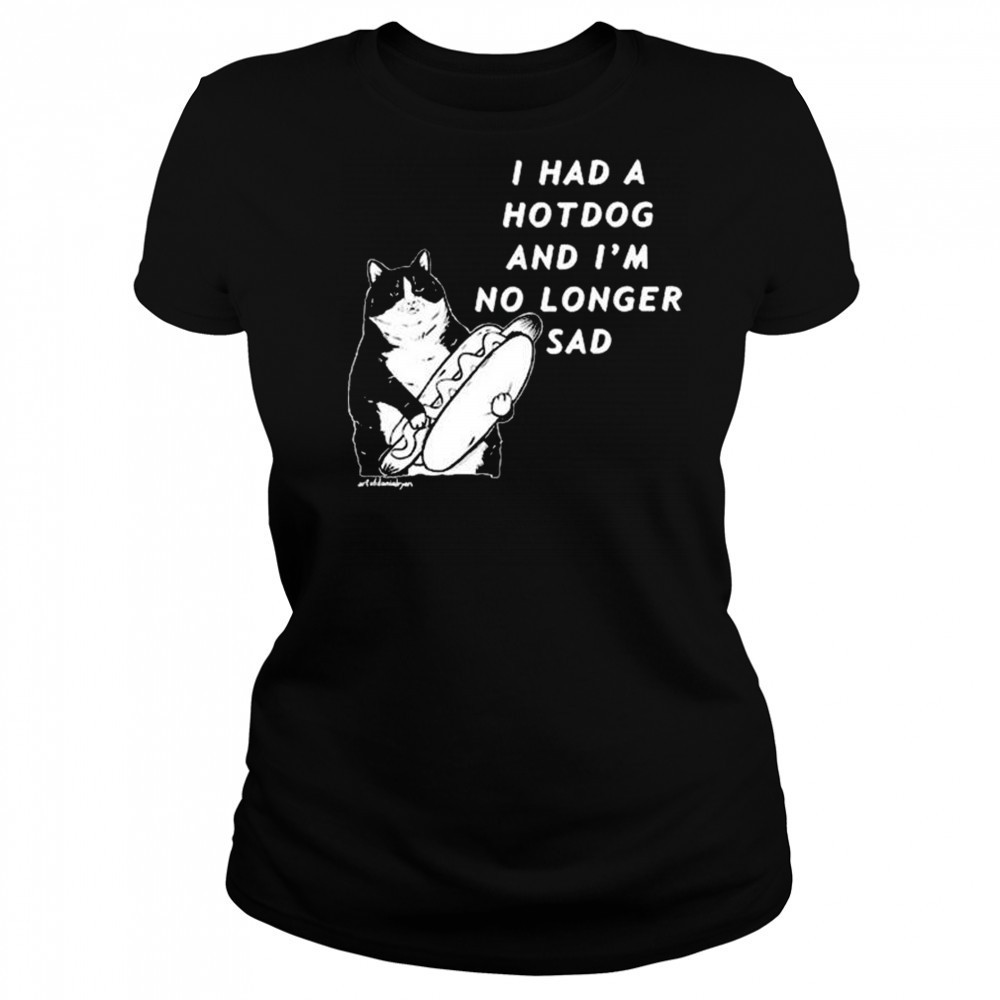 Danial Ryan Wearing I Had A Hotdog And I’m No Longer Sad t-shirt Women's T-shirt