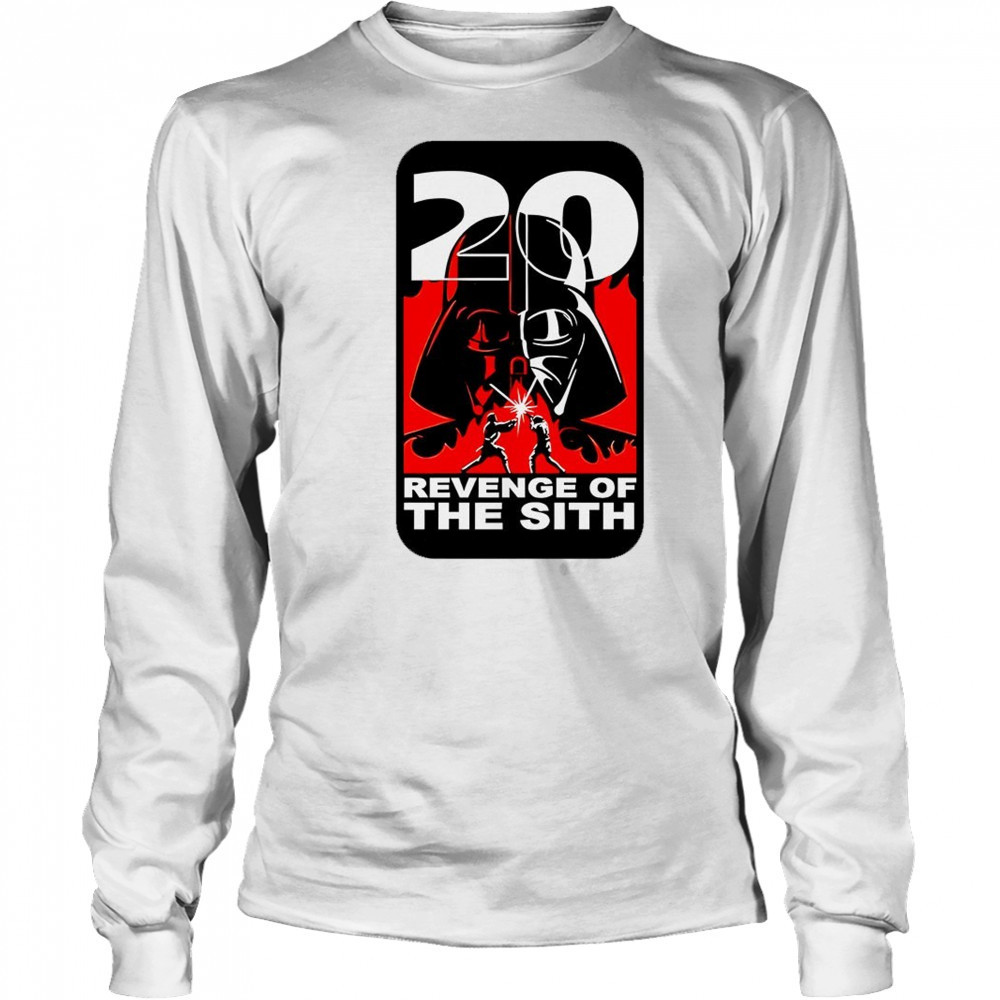 Darth Vader Star Wars 20th revenge of the sith shirt Long Sleeved