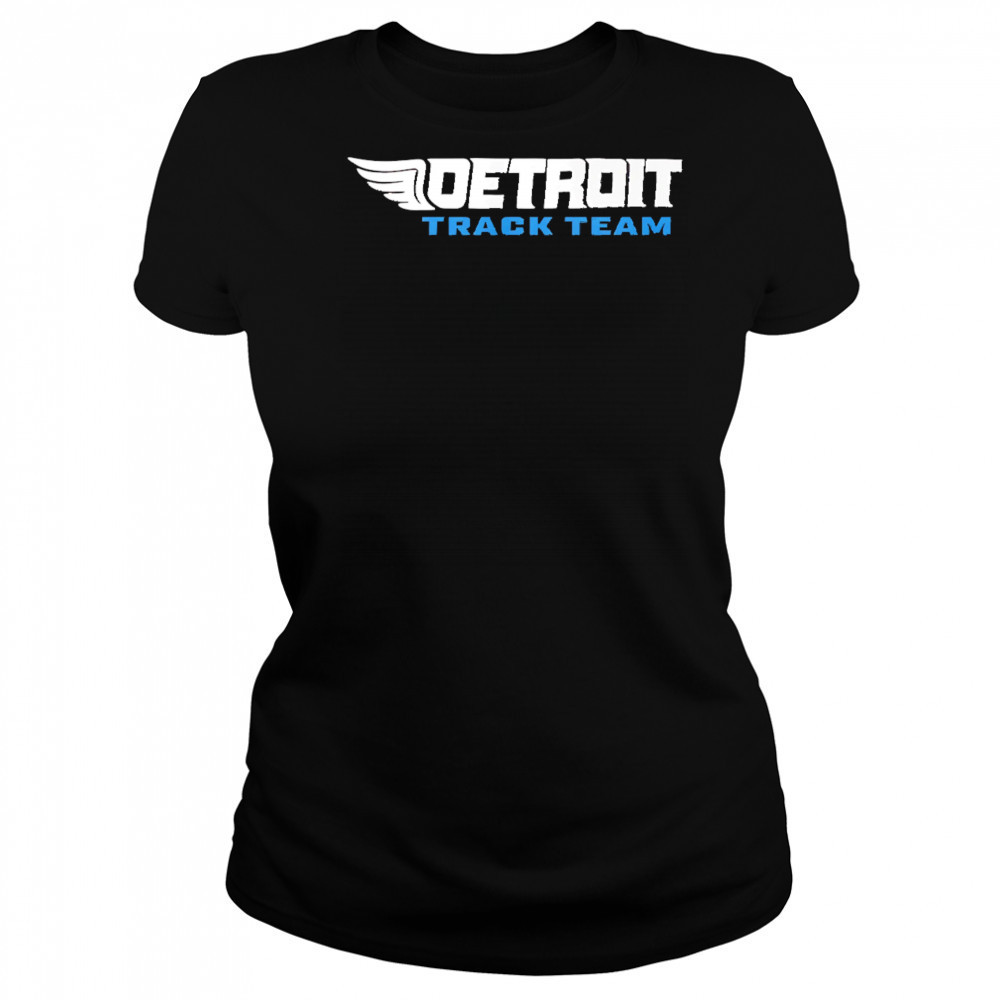 Detroit Track Team hockey shirt Women's T-shirt