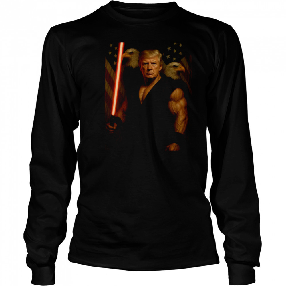 Donald Trump x Star Wars Day May The 4th Be With You Unisex T Shirt Long Sleeved