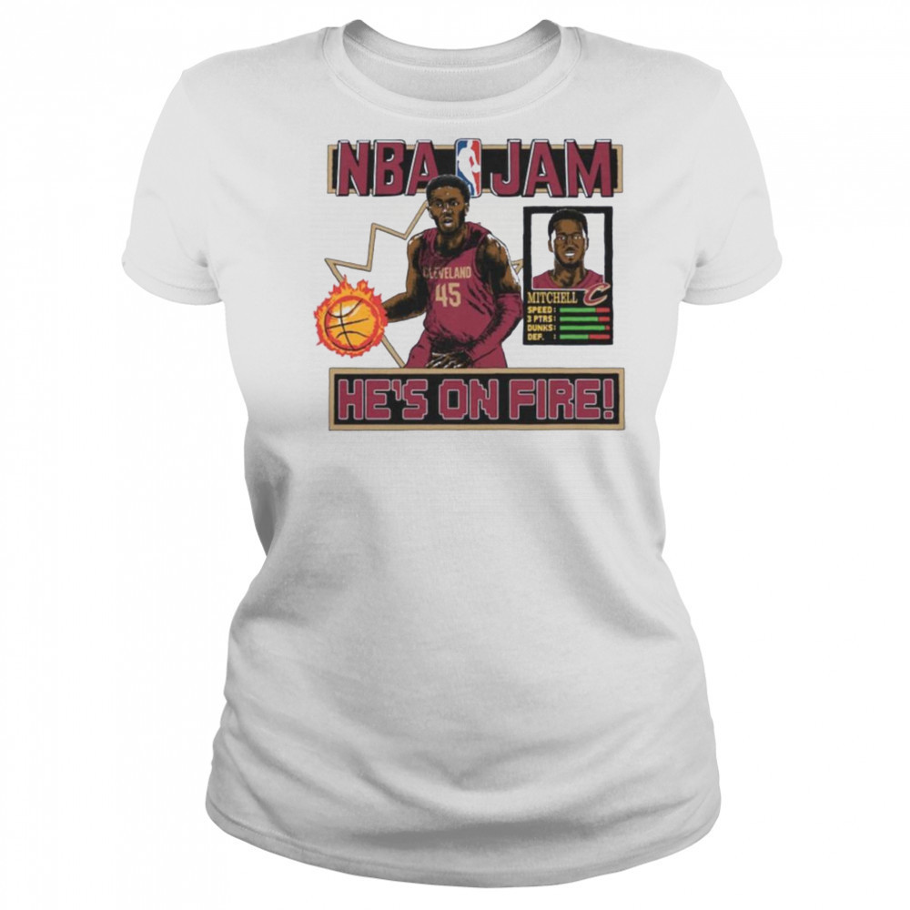 Donovan Mitchell Cleveland Cavaliers Homage Unisex NBA Jam Shirt Women's T-shirt