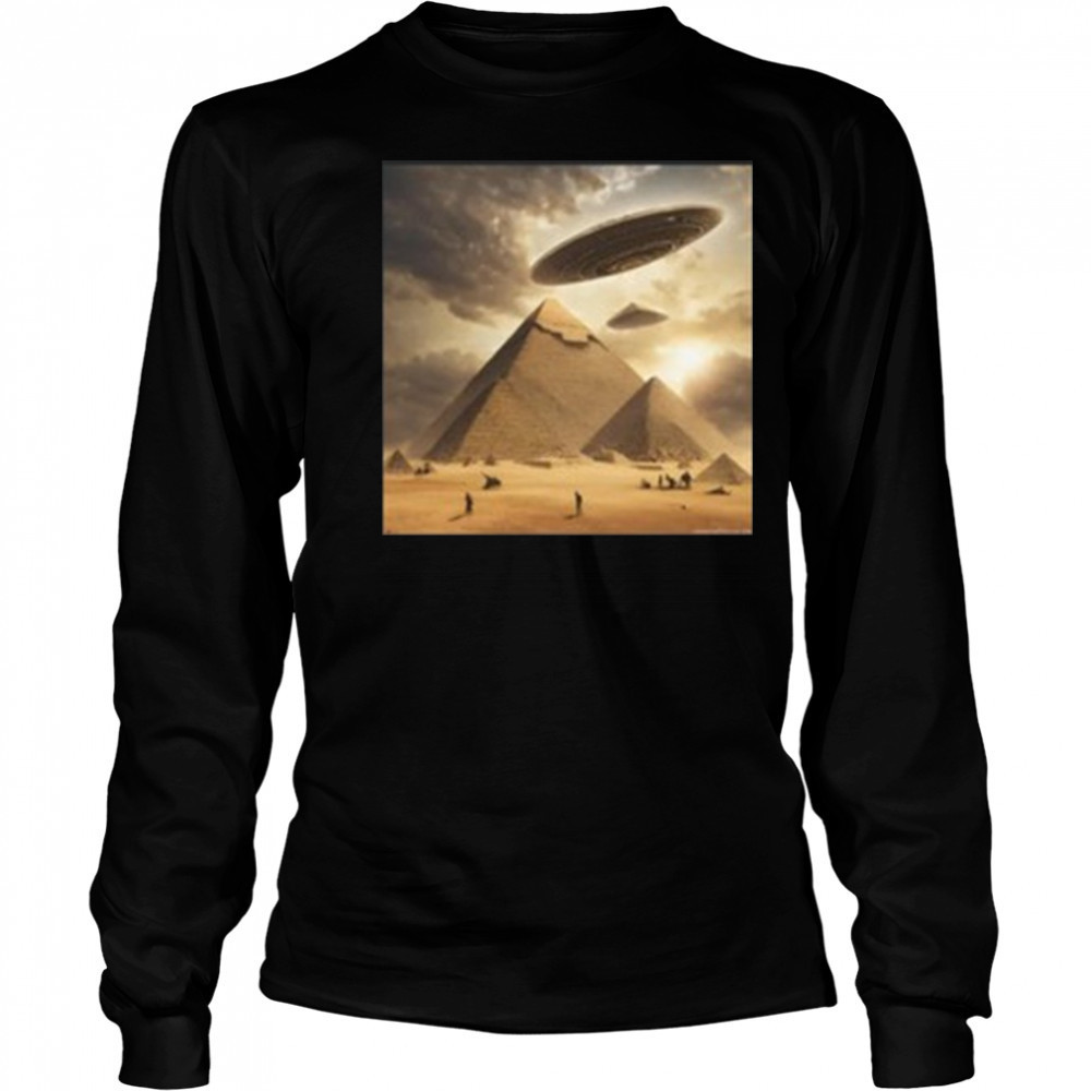 Dustin Anderson Wearing Alien Pyramids 2025 t-shirt Long Sleeved