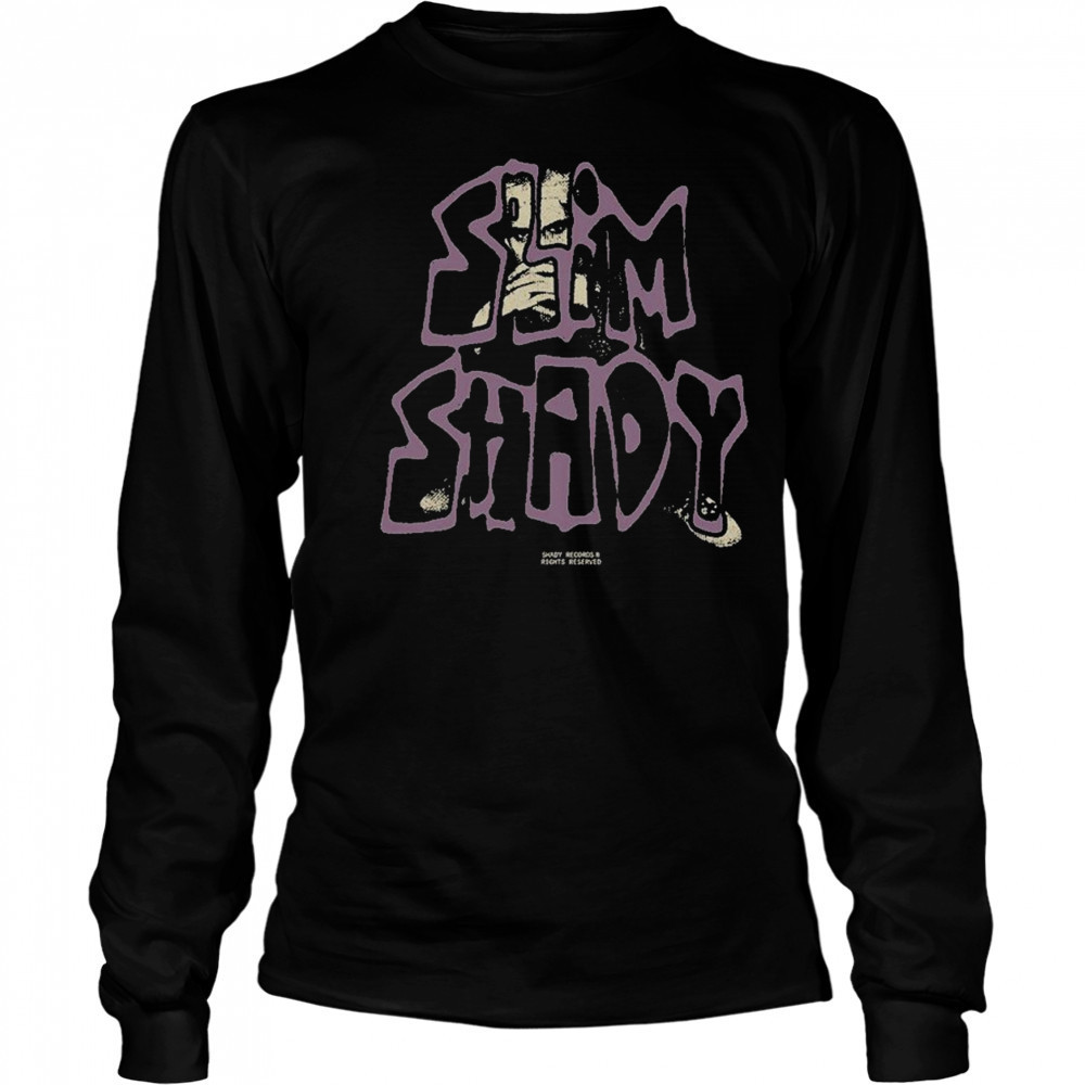 Eminem Slim Shady Graffiti T-shirt Long Sleeved