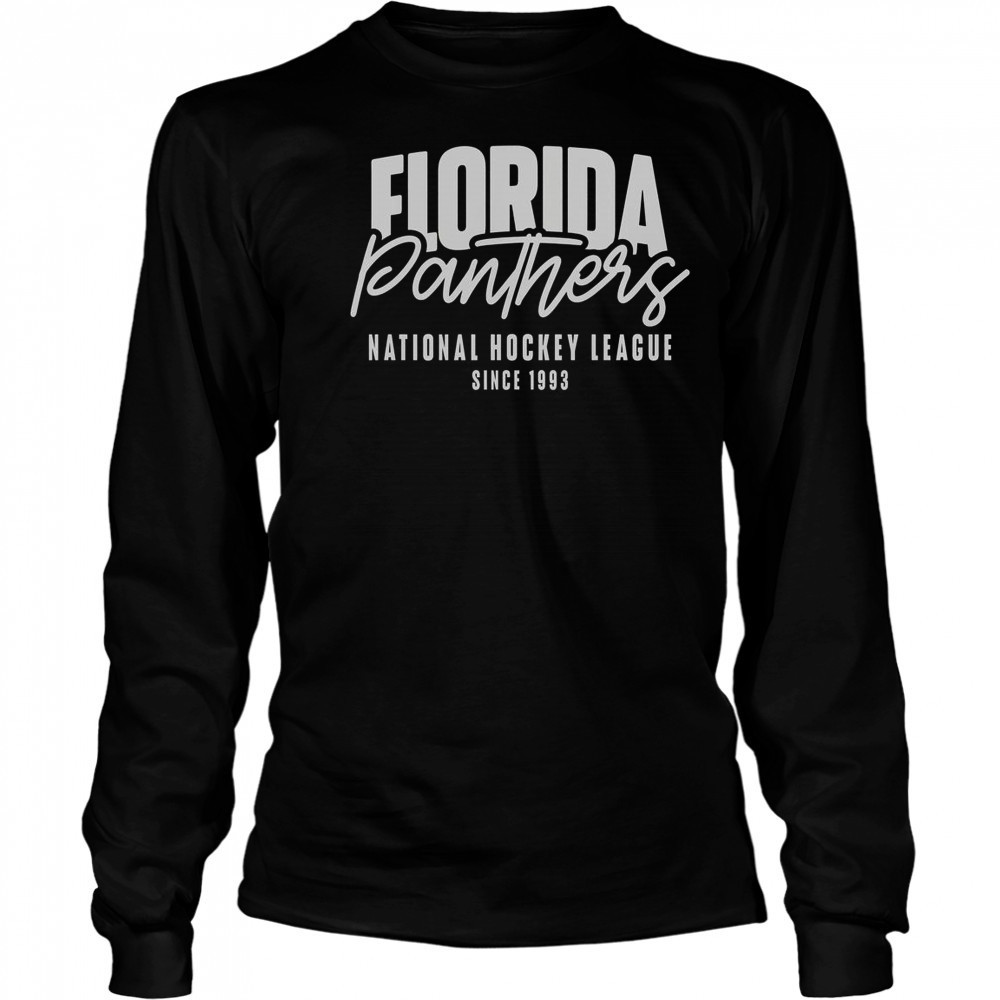 Florida Panthers National Hockey League Since 1993 T-Shirt Long Sleeved