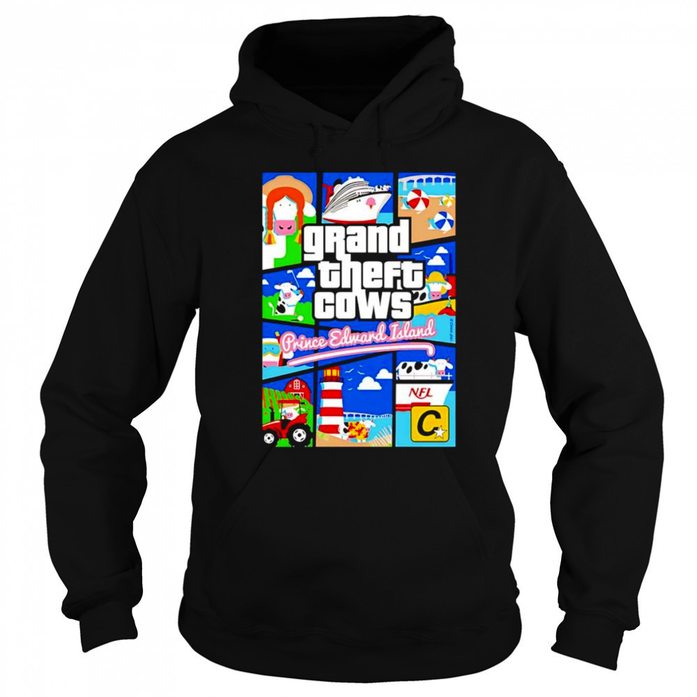 Grand Theft Cows shirt Hoodie