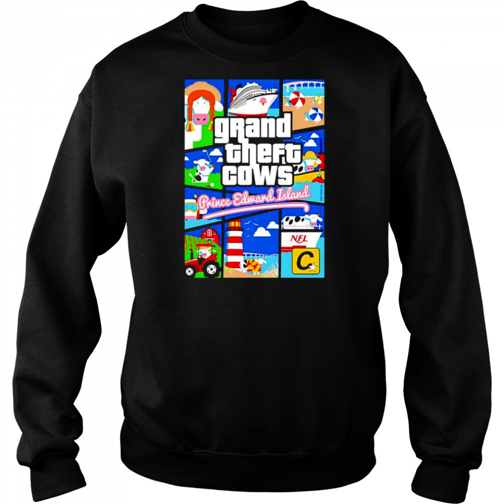 Grand Theft Cows shirt Sweatshirt