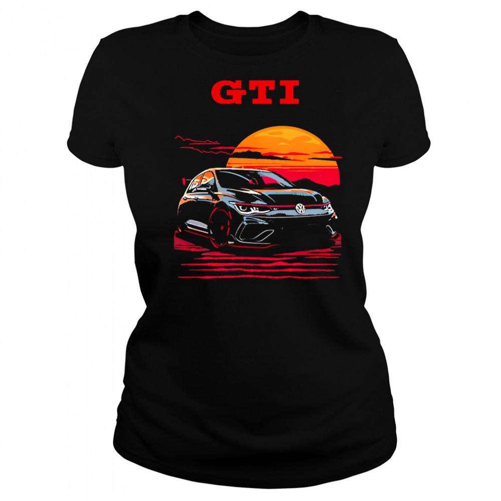 GTI car sunset shirt Women's T-shirt