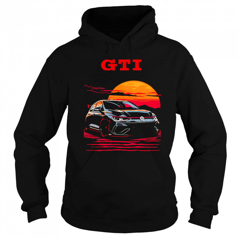 GTI car sunset shirt Hoodie