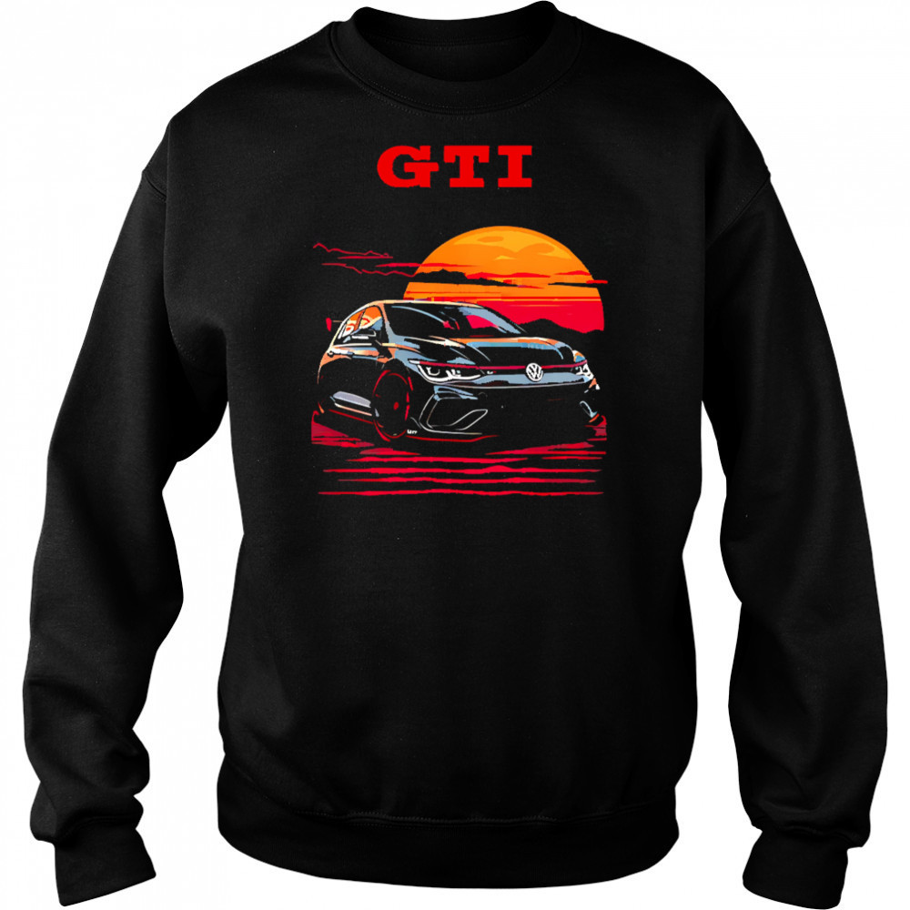 GTI car sunset shirt Sweatshirt