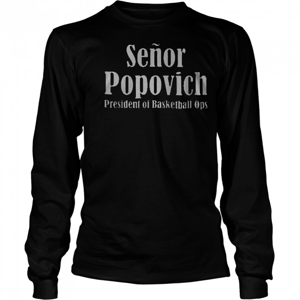 Im No Longer A Coach Im El Jefe – Gregg Popovich 3D T Shirt Long Sleeved