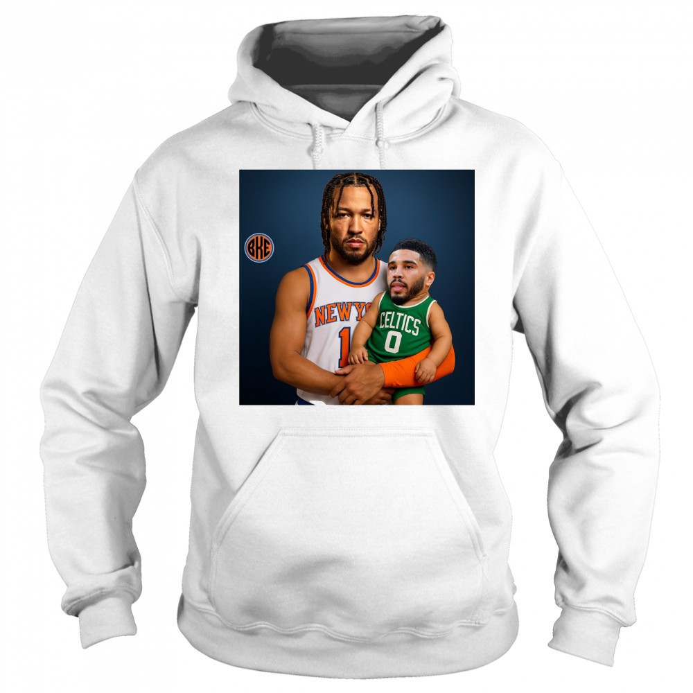 Jalen Brunson New York Knicks Sit The Fuck Down Jayson Tatum Boston Celtics Meme t-shirt Hoodie