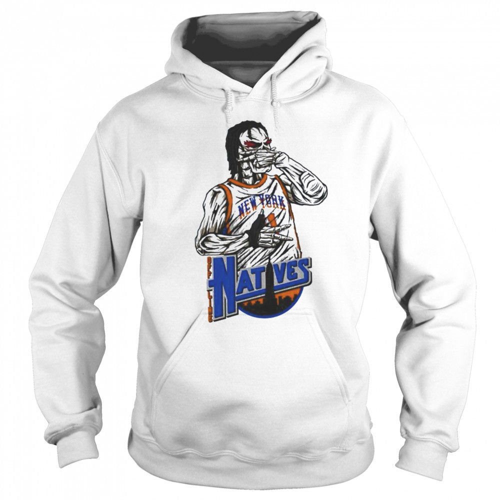 Jalen Brunson Three Point Celebration Natives New York Knicks T shirts Hoodie