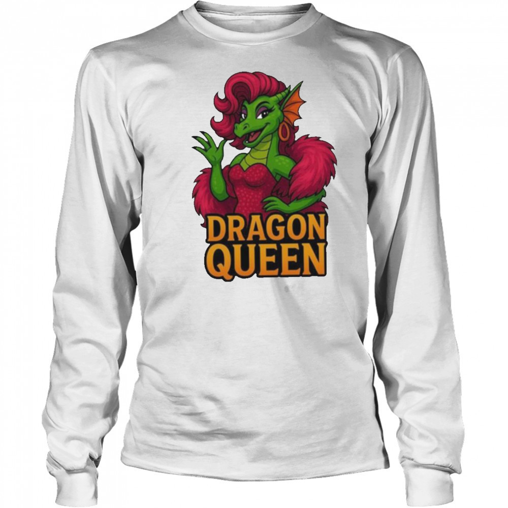 Jgregg Jonathan Dragon Queen T shirts Long Sleeved