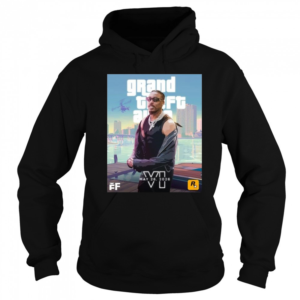 Justin Jefferson – NFL player on the GTA VI cover May 26 2026 t-shirt Hoodie