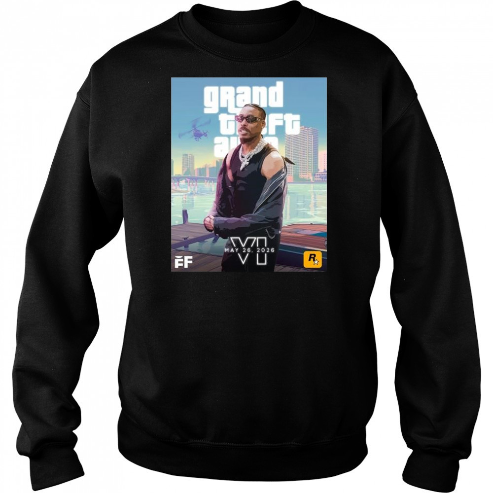 Justin Jefferson – NFL player on the GTA VI cover May 26 2026 t-shirt Sweatshirt