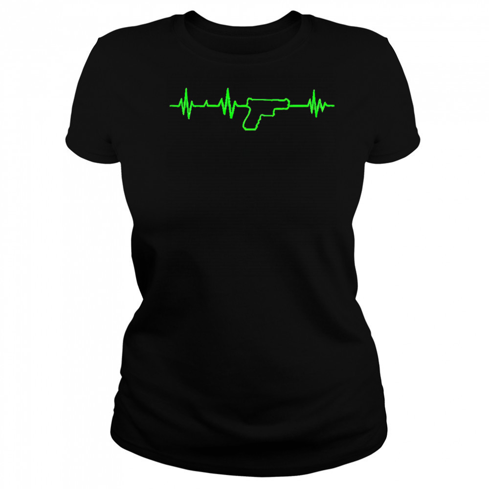 Life Support Gun Heartbeat shirt Women's T-shirt