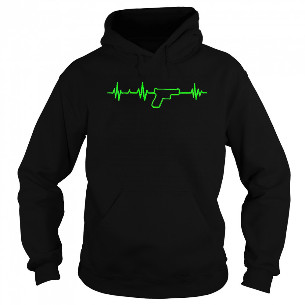 Life Support Gun Heartbeat shirt Hoodie