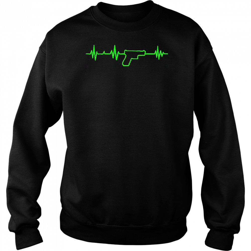 Life Support Gun Heartbeat shirt Sweatshirt