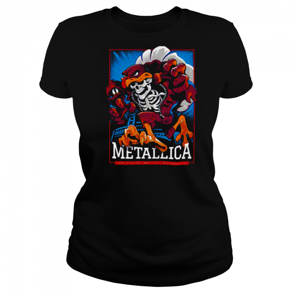 Metallica M72 Virginia Tech At Lane Stadium In Blacksburg Virginia United States On May 7 2025 M72 World Tour Unisex T Shirt Women's T-shirt