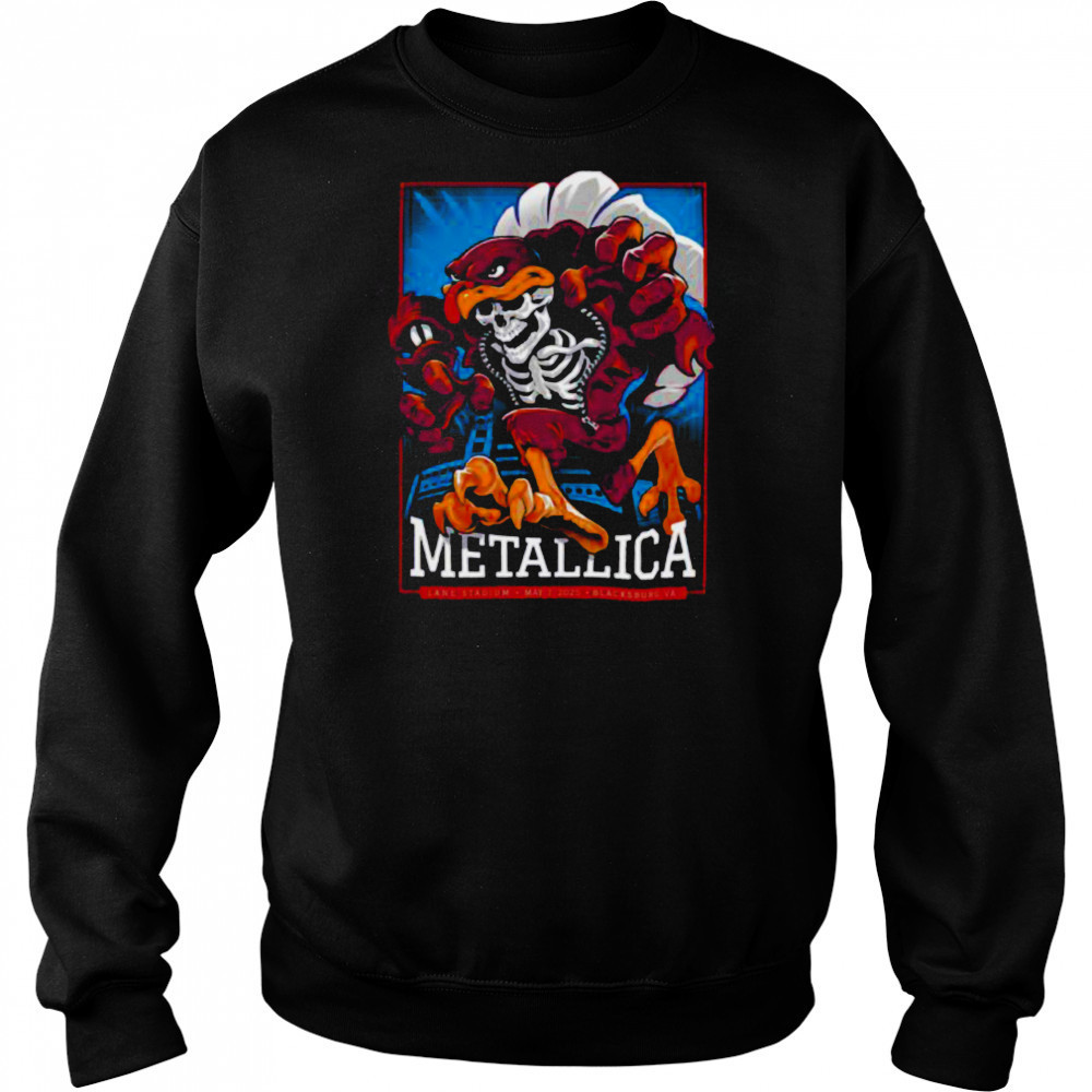 Metallica M72 Virginia Tech At Lane Stadium In Blacksburg Virginia United States On May 7 2025 M72 World Tour Unisex T Shirt Sweatshirt
