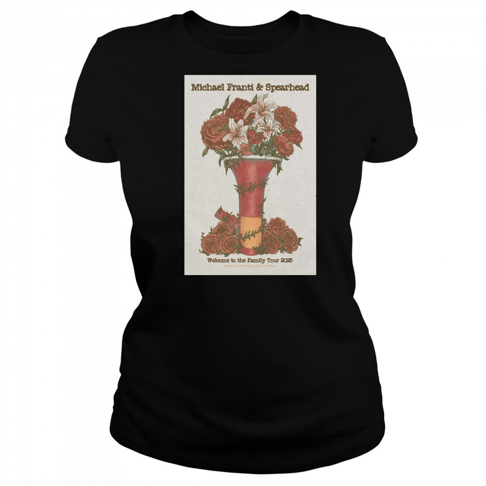 Michael Franti and Spearhead Welcome To The Family Tour 2025 t-shirt Women's T-shirt