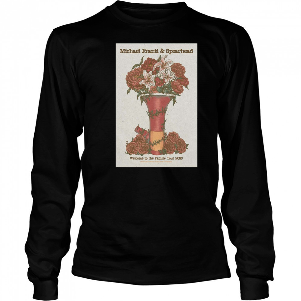 Michael Franti and Spearhead Welcome To The Family Tour 2025 t-shirt Long Sleeved