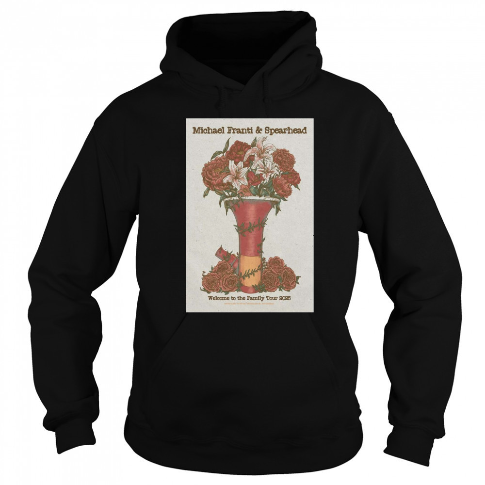 Michael Franti and Spearhead Welcome To The Family Tour 2025 t-shirt Hoodie