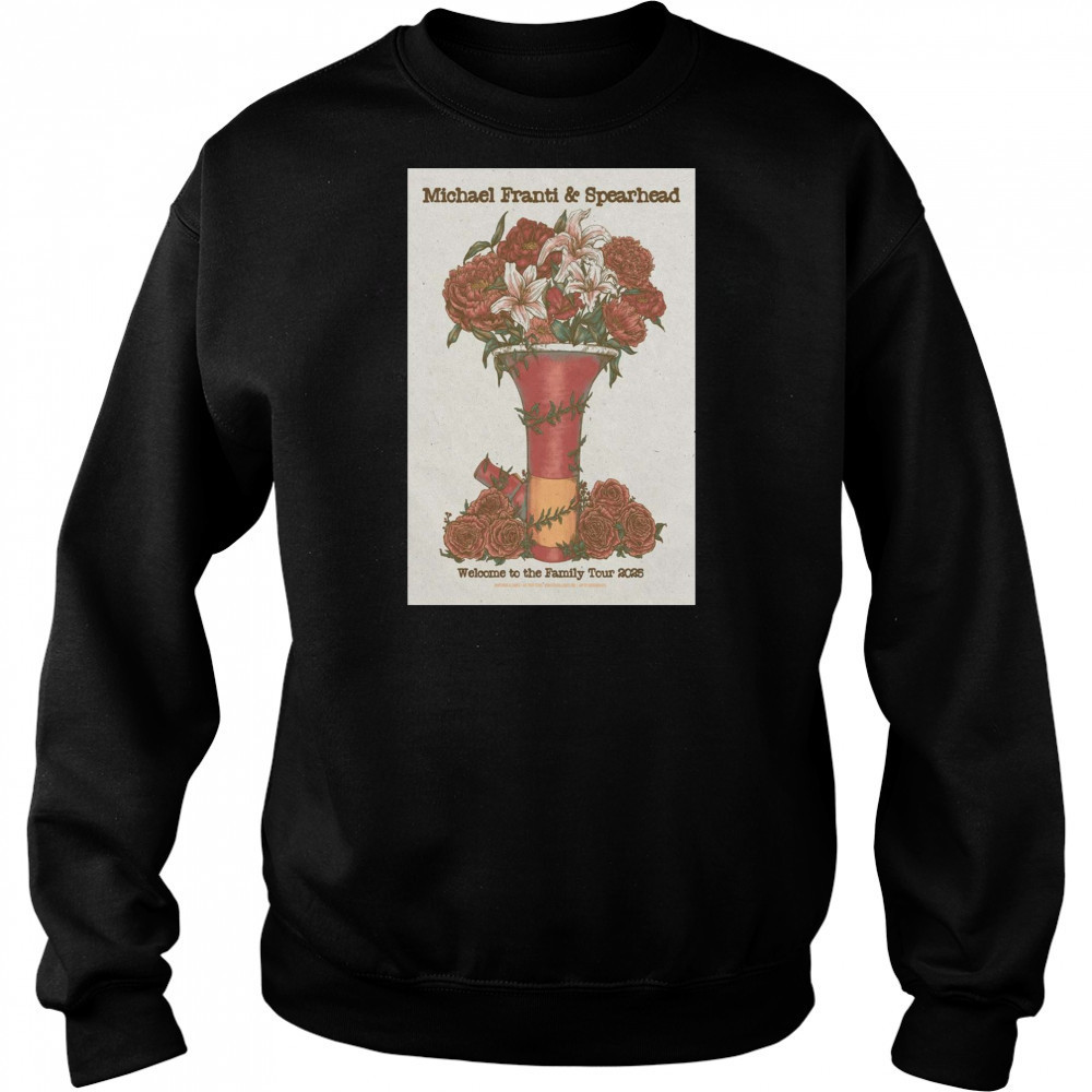 Michael Franti and Spearhead Welcome To The Family Tour 2025 t-shirt Sweatshirt