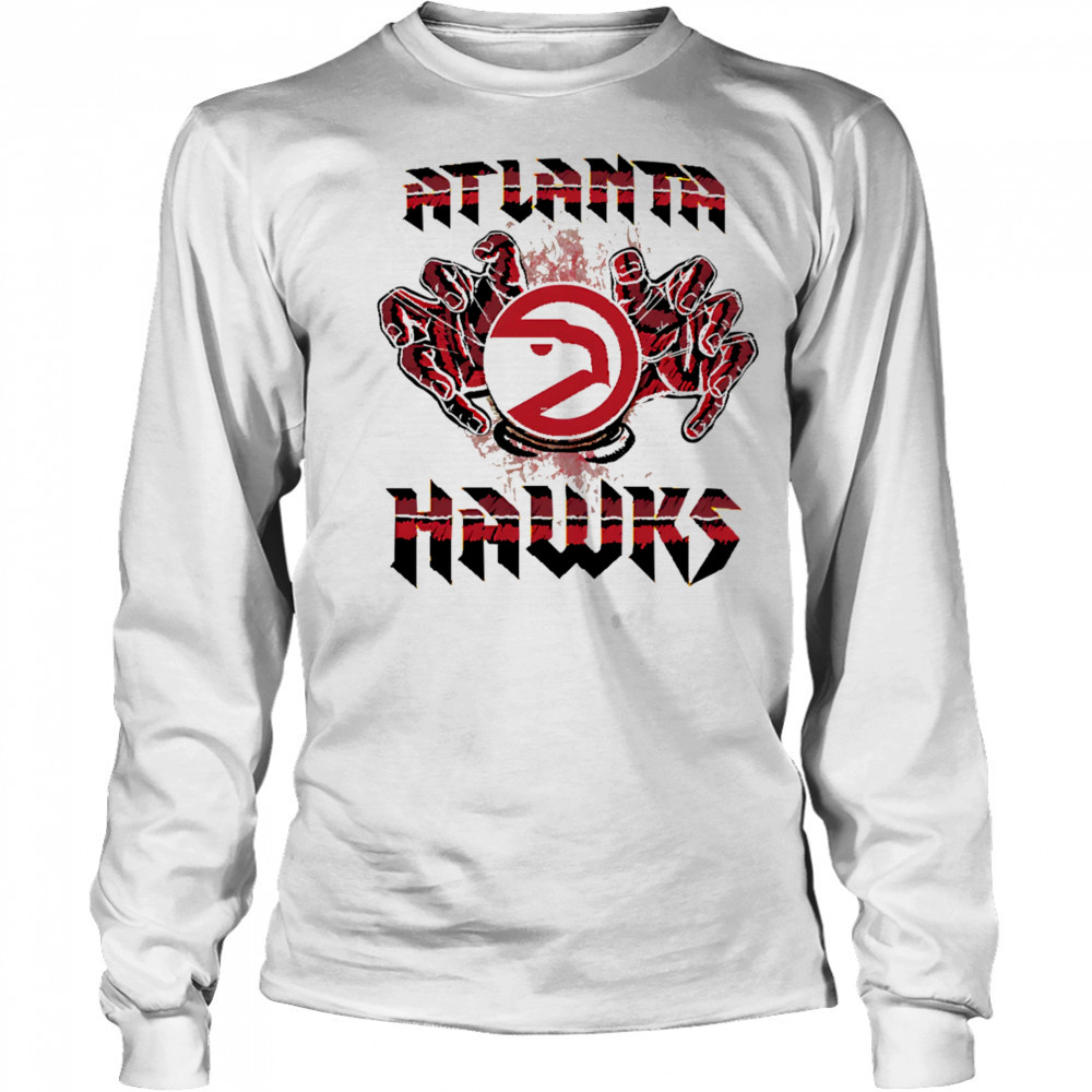 Mitchell and Ness Atlanta Hawks shirt Long Sleeved