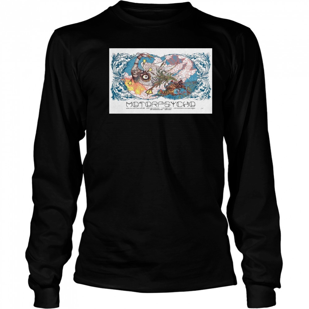 Motorpsycho The Comeback Tour Italia May 9 – 13 2025 t-shirt Long Sleeved