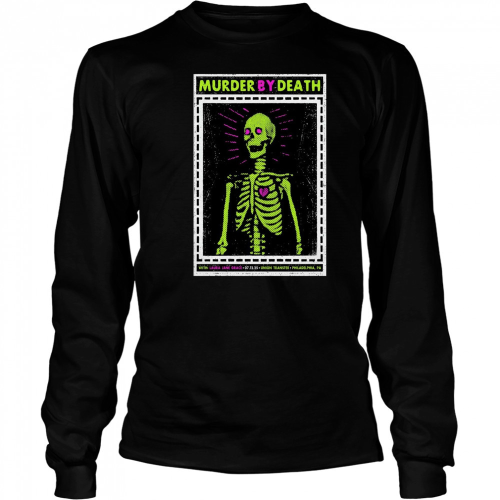 Murder By Death Union Transfer Philadelphia PA July 12 2025 Tour t-shirt Long Sleeved
