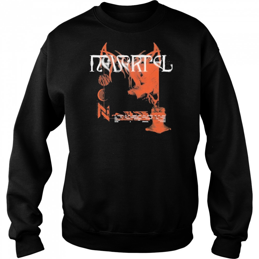 Nevertel Criminal Lyrics T-shirt Sweatshirt