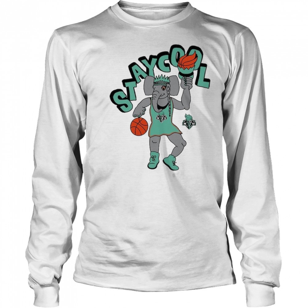 New York Liberty NBA x Staycool Mascot Shirt Long Sleeved