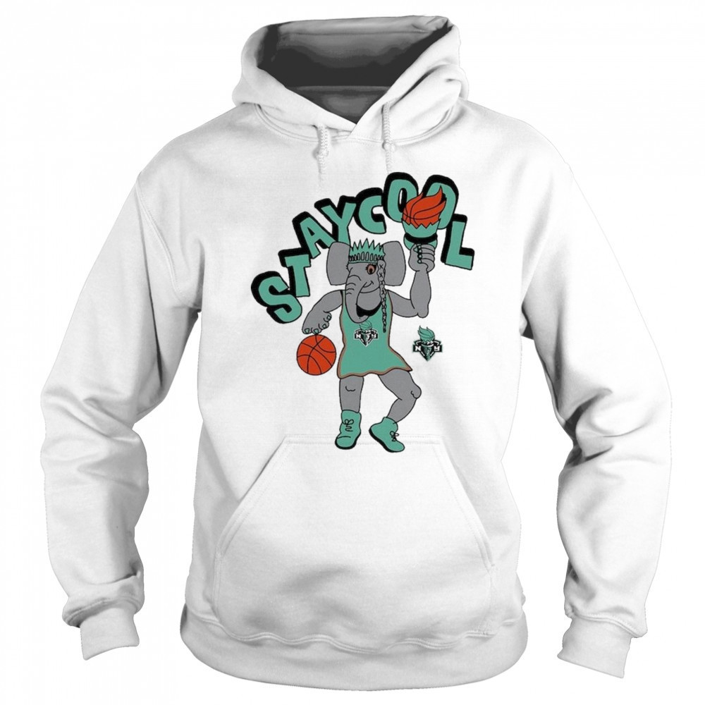 New York Liberty NBA x Staycool Mascot Shirt Hoodie