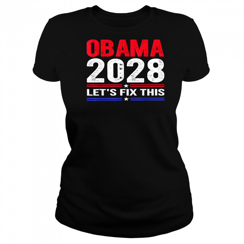 Obama 2028 Let’s Fix This shirt Women's T-shirt