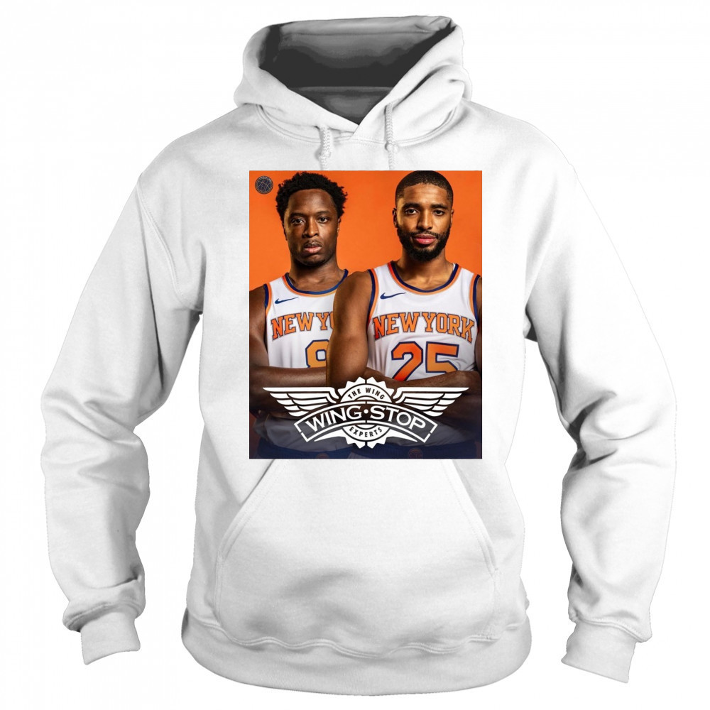 OG Anunoby and Mikal Bridges New York Knicks Wingstop The Wing Experts Poster t-shirt Hoodie