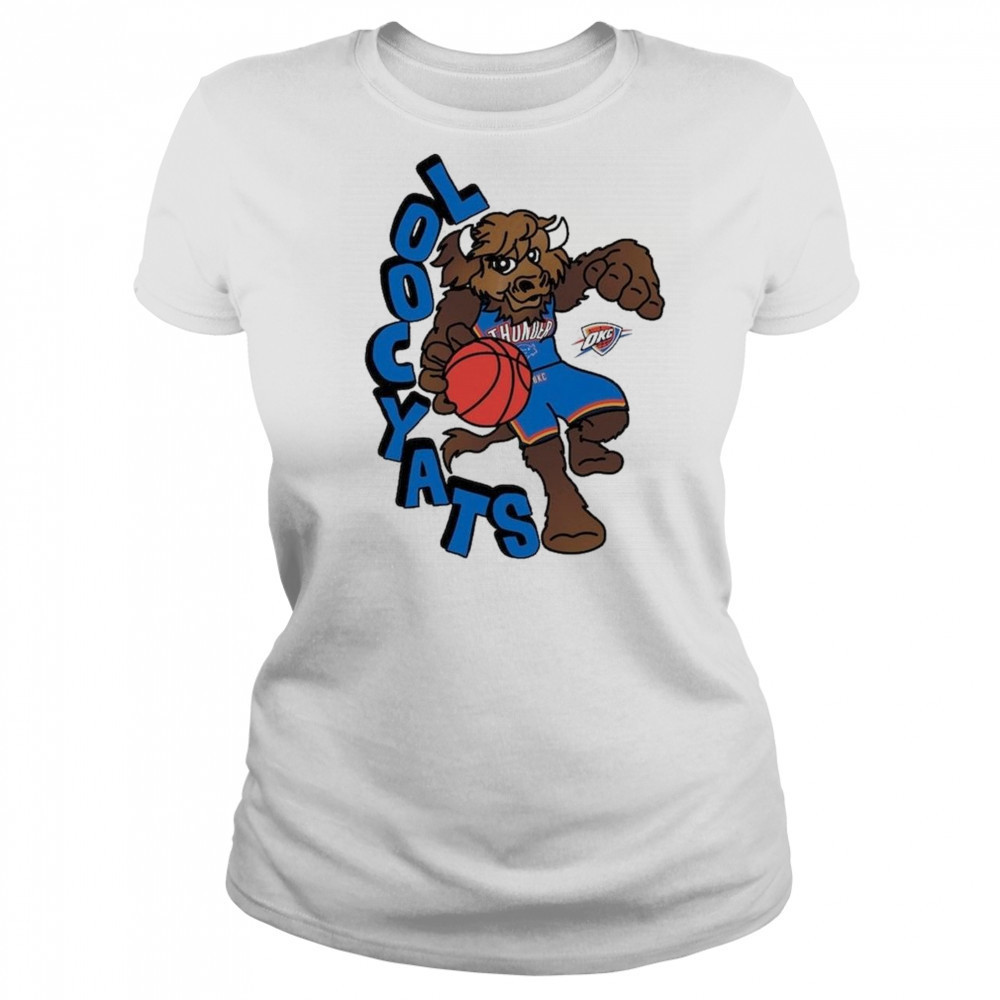 Oklahoma City Thunder NBA x Staycool Mascot Shirt Women's T-shirt