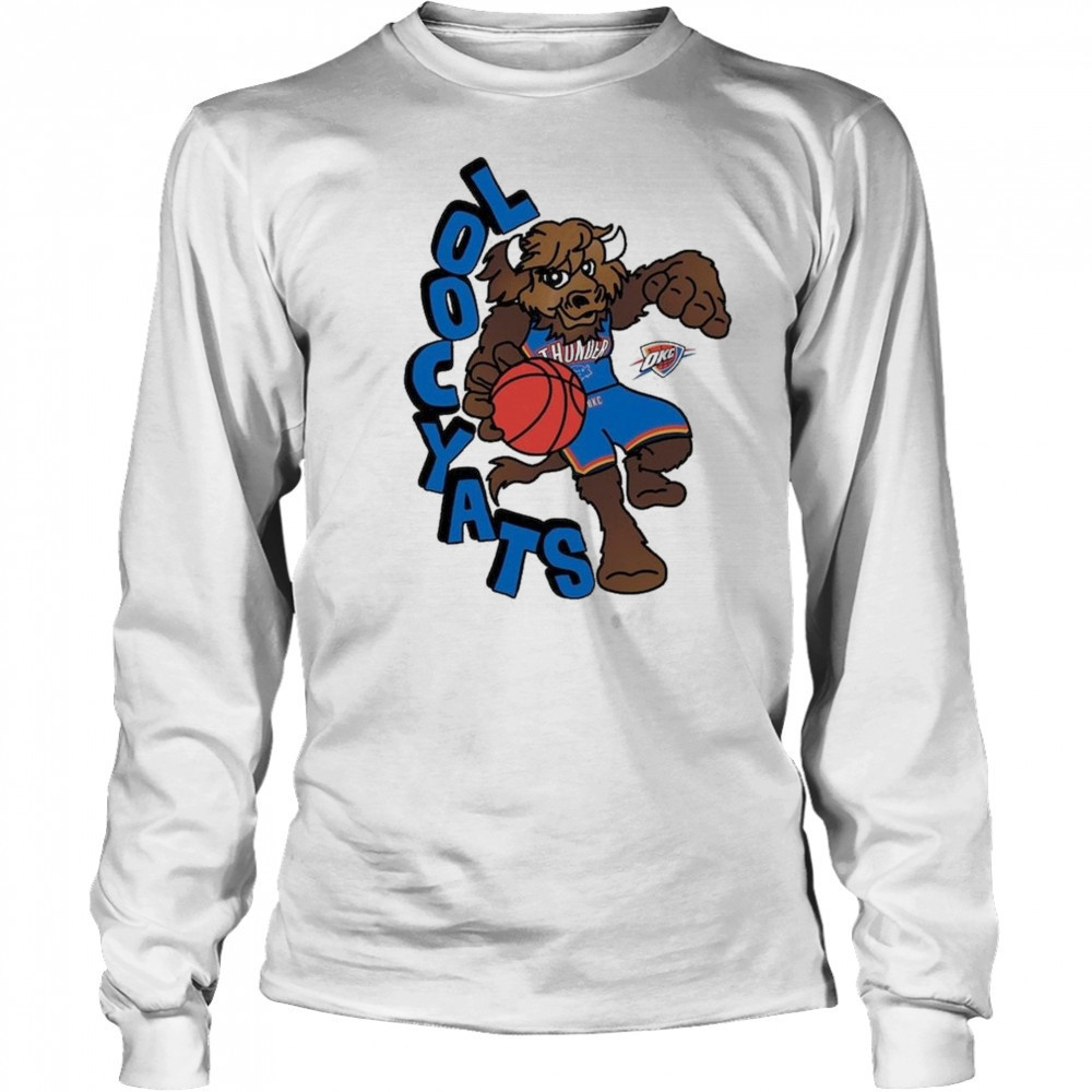 Oklahoma City Thunder NBA x Staycool Mascot Shirt Long Sleeved